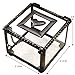 Clear Glass Jewelry Box with Decorative Heart Accent Keepsake Trinket Storage - J Devlin Box 622
