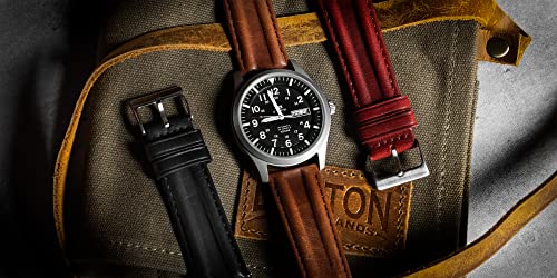 Image of Barton Racing & Rally Horween Leather Straps with Integrated Quick Release Spring Bars - Watch Bands