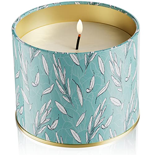 Sage Candle For Cleansing,Soy Candles For Meditation,Purification, Chakra Healing,Pure White Sage Aromatherapy Candles,Portable Travel Tin 7.05Oz… #TOP15