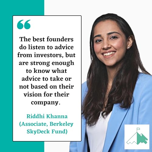 Riddhi Khanna, Associate at Berkeley SkyDeck Fund