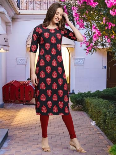 Pinkmint Women's Crepe Solid Regular Kurti (Ks01_Multicolor3