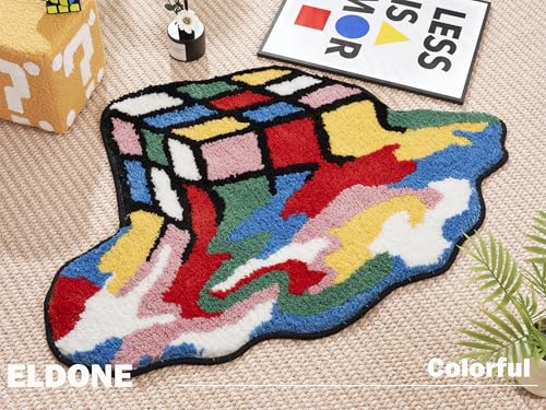 Tapete ELDONE Melted Magic Cube 86 x 61 cm Antideslizante miniatura 3