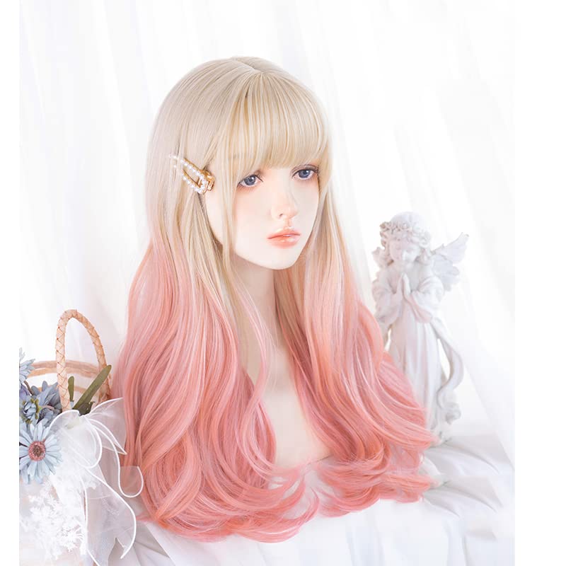 HARIJUKU  26” 3 color cosplay wig *NWT* Amazon.com : CHC FAIRY New Straight Pink Blue Color Cosplay  main image 2