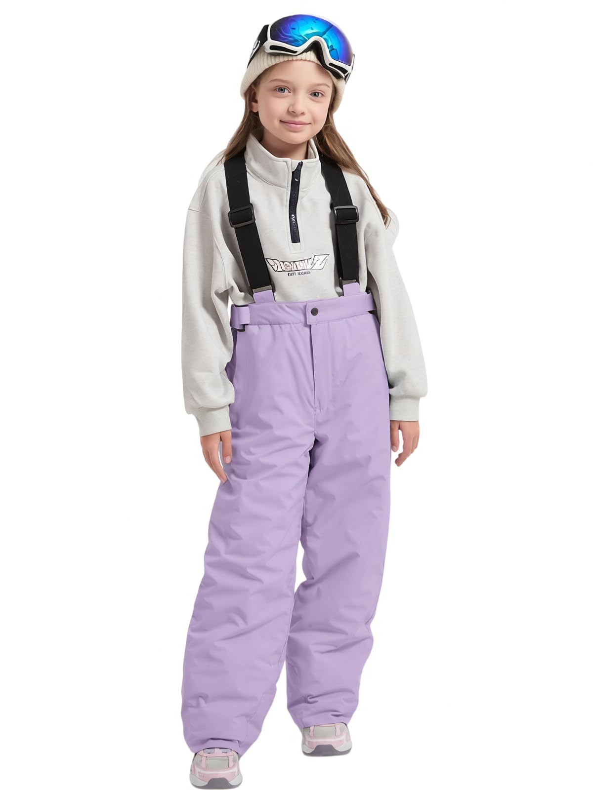 Bluemagic Kinder Latzhose Schneehose,Isolierte Ski Snowboardhose