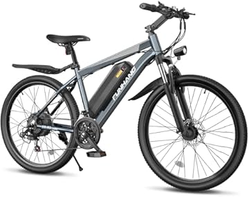 Funhang Electric Bike for Adults, 1000W Peak Ebike, 50Miles 21.7MPH Electric Mountain Bike, 26" Adult Electric Bicycle with 48V Removable Battery, Fenders,7 Speed, Front Suspension, UL 2849 Certified