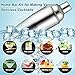 Cocktail Shaker Set 17-piece Bartender Kit with Stand,Professional Stainless Steel Bar Tool Set Bartending Kit Perfect Bar Gift Set for Drink Mixing Experience
