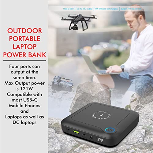 Image of Coolnut 24000 mAh Fast Charging Power Bank with 60W with LED Display for iPhone, Samsung, One Plus and All Smartphones.
