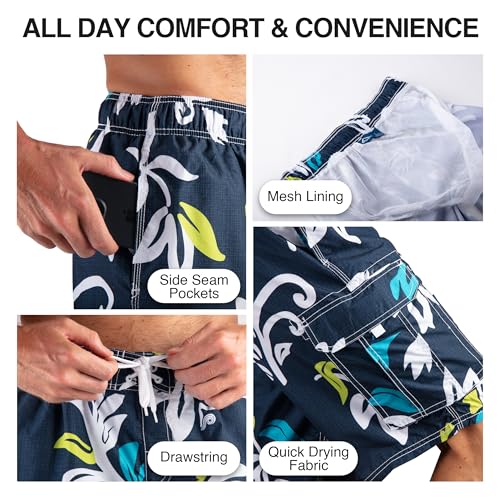 Image of Kanu Surf Mens Barracuda Swim Trunks (Regular & Extended Sizes)
