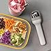 ZOKU Pocket Utensil Set, Grey - Stainless Steel Fork, Knife, and Spoon Nest in Case - Portable Design for Travel, School, Work, Picnics, Camping and Outdoor Home Use