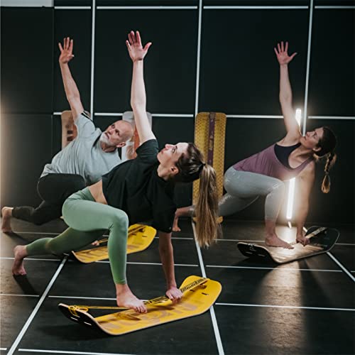 GIBOARD-SET BONZO CLASSIC - Innovatives Balance Board | Freestyle-Workout | gelenkschonend | modulares System | Made in Europe | inkl. CLASSICLine Slackline-Set | Kork Pads & Gibbon App Zugang