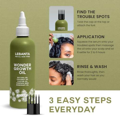 Lebanta Batana Oil with Castor & Rosemary – 4 oz — view 3