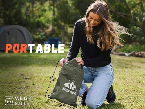 image for WEKAPO Inflatable Lounger Couch: Portable Air Sofa Chair & Essential A