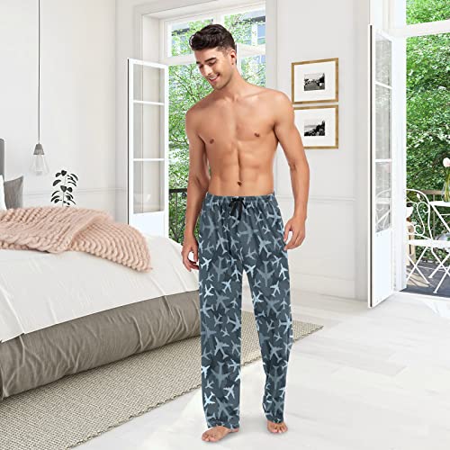 Aslsiy Mens Pajama Pants Pajama Bottoms for Men Sleep Pants Winter Lounge PJ Pants2