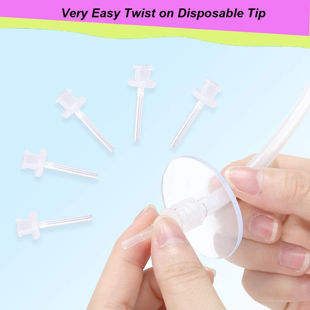 50 Pack Ear Wash Disposable Tips Ear Washer Replacement Tubes : Health & Household