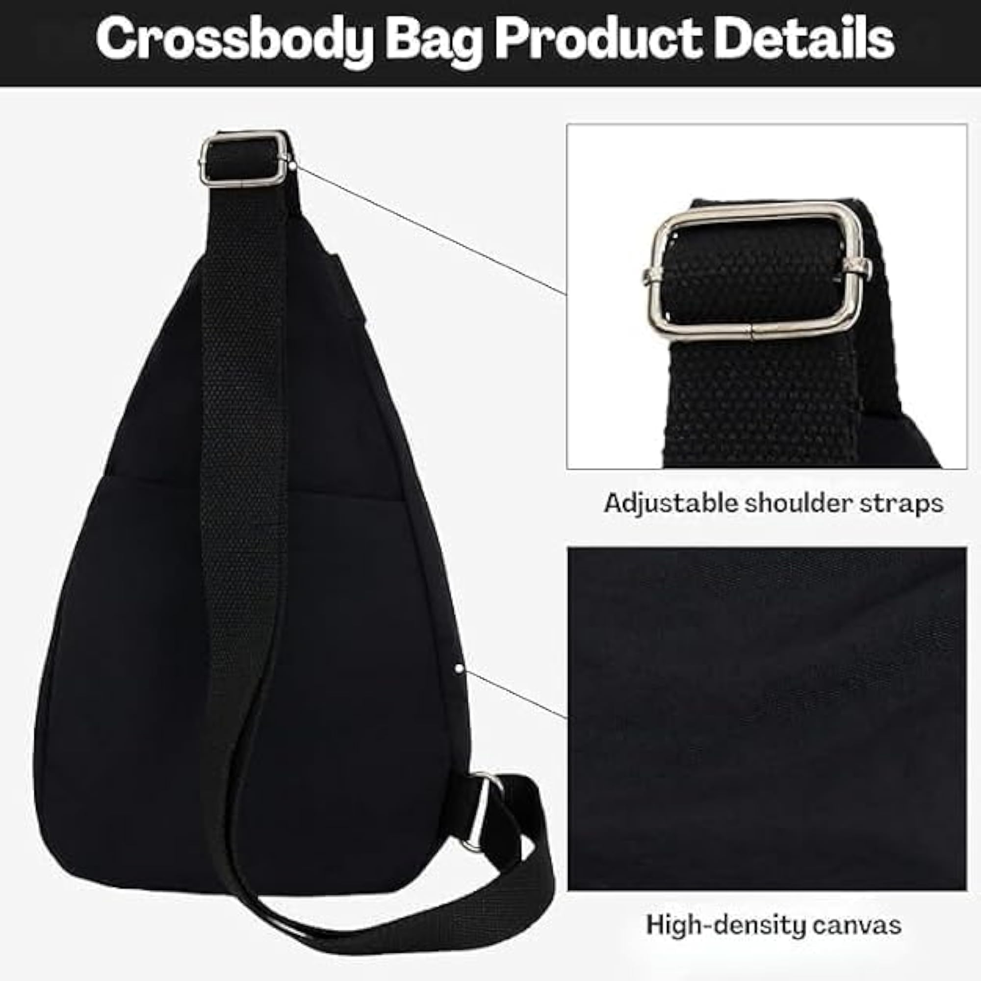 Sling Bag Crossbody for Men & Women