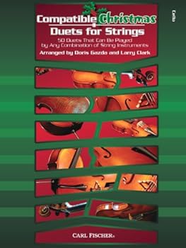 Paperback BF91 - Compatible Christmas Duets for Strings - Cello (VIOLONCELLE) Book