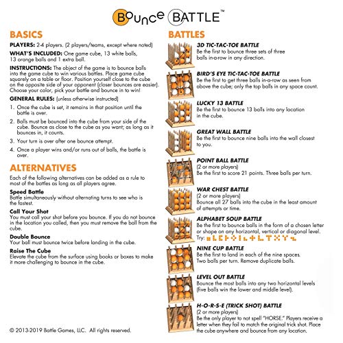 Bounce Battle Wood Edition Game Set - An Addictive Game Of Strategy, Skill & Chance #TOP5