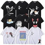 WIMUZS(ウィムズ)日常 あらゐけいいち Tシャツ 半袖 长野原 みお 阪本さん 東雲なの 夏服 T-shirt 日常服 綿 丸首 インナーシャツトップス コスチューム 柔らかい 快適 おしゃれ ゆったり カジュアル ファッション (S,色/13) [並行輸入品]