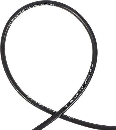 Vista 57 de OCPTY Manguera de lavado a presión de agua caliente 3/8" x 50ft 6000psi 2-Braid R2 Negro