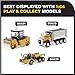 Diecast Masters 1:64 Caterpillar CB-13 Roller with ROPS, Play & Collect Series Cat Trucks & Construction Equipment | 1:64 Scale Model Diecast Collectible | Diecast Masters Model 85630