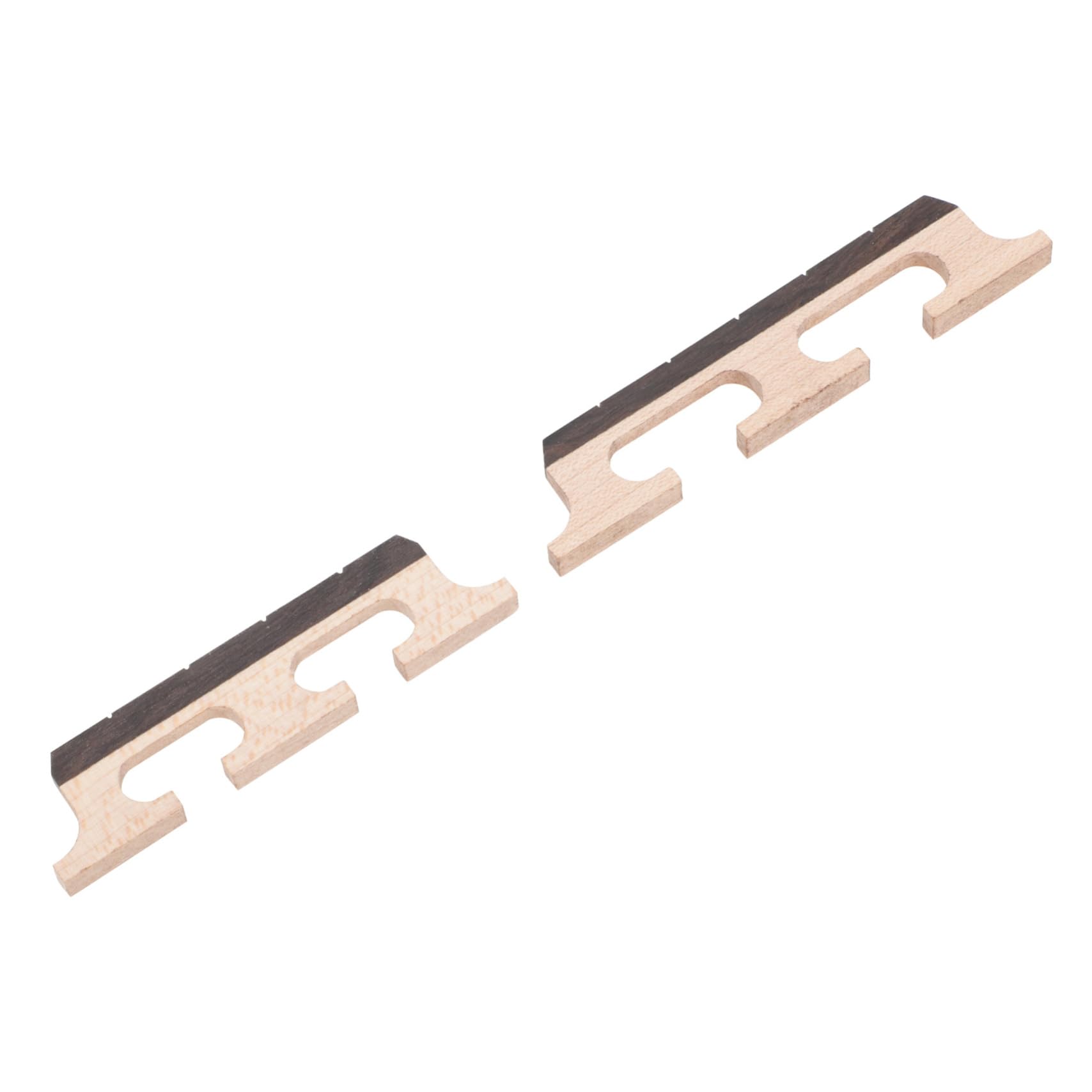 GOOHOCHY 2pcs Banjo Bridge Replacement Saddle Bridge for 4-string 5-string Banjo