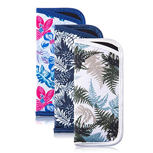 Image of TRIUMPH VISION Reading Glasses Pouch Eyeglass Sleeve Soft Case Slim 3 Pack