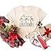 Personalized Handmade Merry Cruisemas Family Shirts, Matching Cruise Vacation Tops, Handmade Holiday Trip T-Shirt, Festive Christmas Cruise Tee