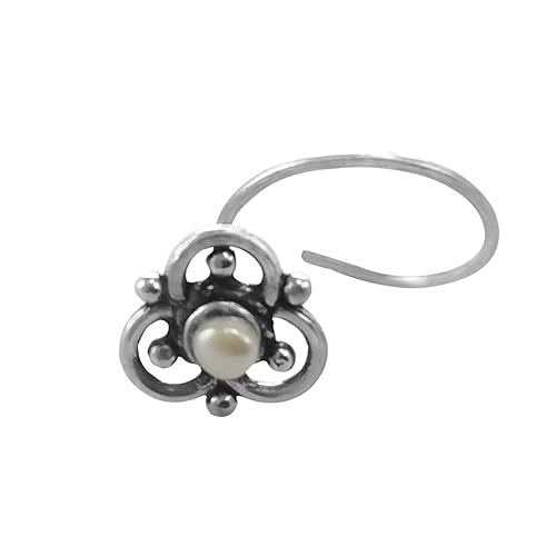 925 Sterling Silver Floral Shape Nose Pin For Women NPNI-04W