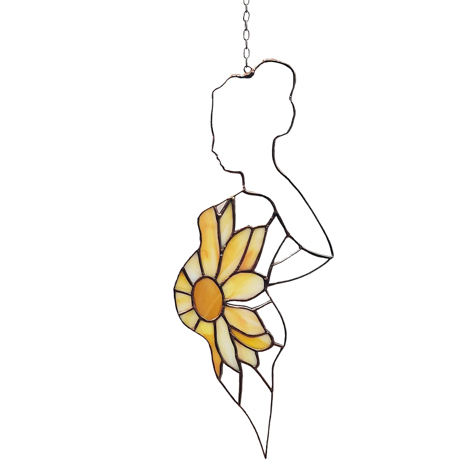 Sun Catchers Pregnant Mom Hanging Decor Ornament Gift for Garden Outdoor | Suncatchers & Mobiles Home Déco-image-30