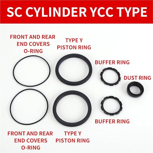 Kits de scellage de joint de piston de haute précision pour cylindre SC 16mm - 2