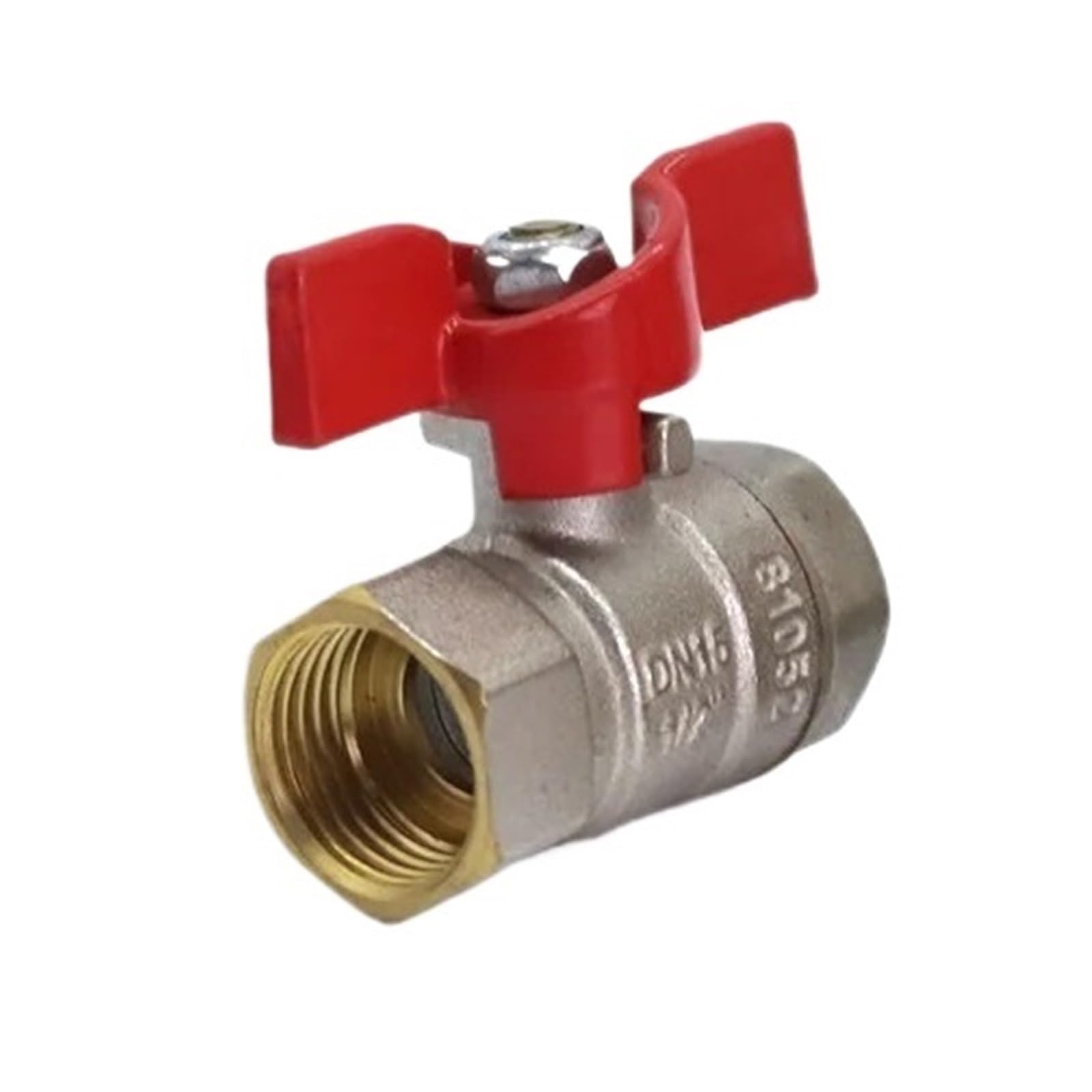 Adaptador de acoplamiento repuesto for válvula bola cobre y latón, extensor conector, accesorios duraderos for riego jardín, 1/2 ", 3/4" 1"(H-1PCS)