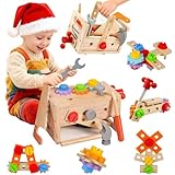 giocattoli legno roma Sviluppa Abilità Manuali e Creatività: Gli educatori e i genitori spesso si preoccupano che i giocattoli non favoriscano la coordinazione o la creatività. Questo giocattolo educativo STEM riproduce realisticamente veri strumenti – martellare, avvitare, segare o collegare ingranaggi – aiutando i bambini a migliorare destrezza, pazienza e immaginazione, oltre a insegnare la risoluzione pratica dei problemi.
