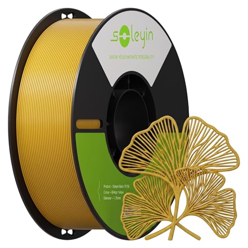 Creality PETG 3D Printer Filament 1.75 mm 1 kg Spool, 2-in-1 High Tenacity Like ABS & Simple as PLA, Waterproof, High Li