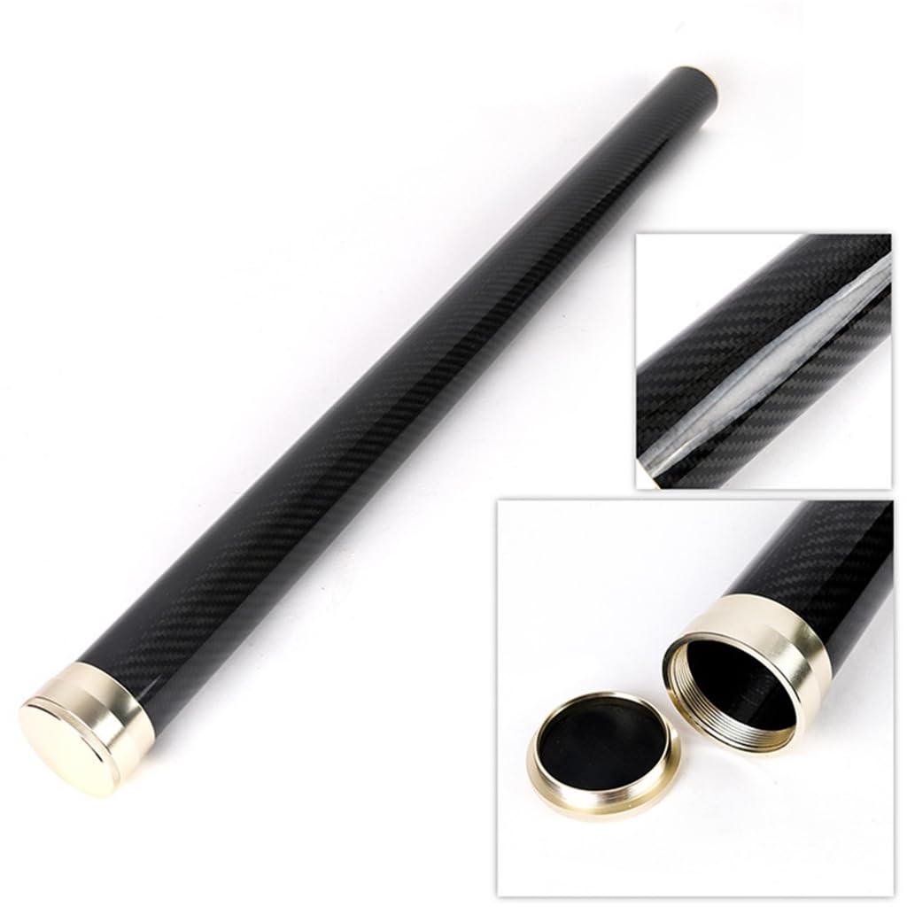 77 cm/85 cm wędka muchowa z włókna węglowego rura walizka podróżna z aluminiową osłoną