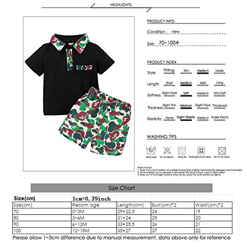 Borlai - Set di vestiti estivi per neonati, in