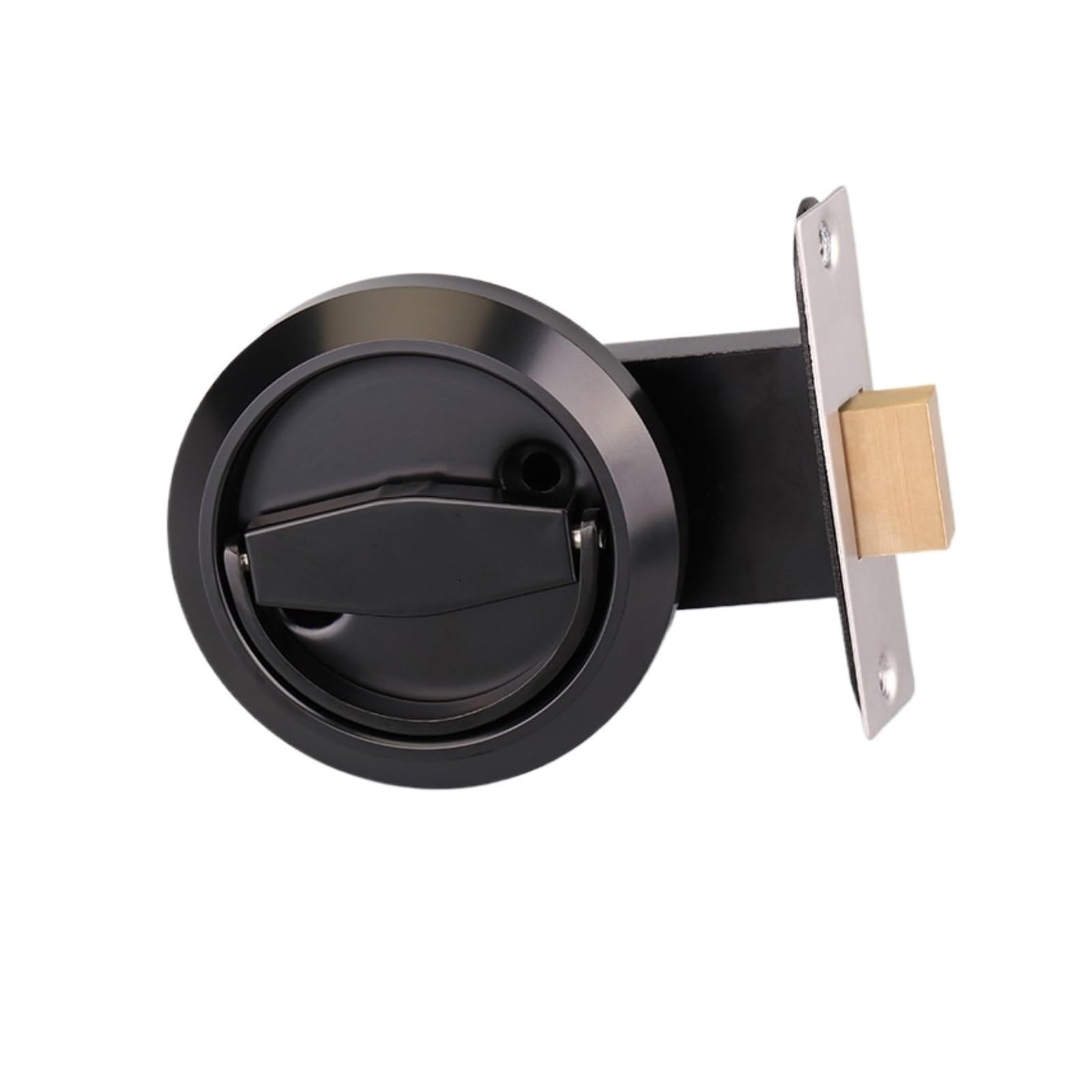 YXINAER Round Recessed Door Lock Invisible Door Concealed Lock