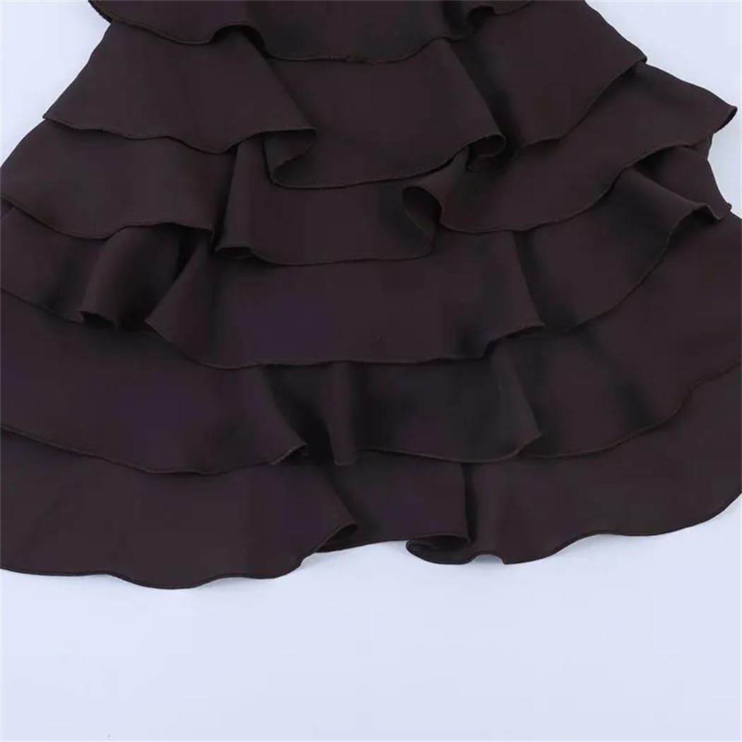 Damska koronkowa bluzka bez rękawów bez pleców slim fit warstwowa bluzka letnia