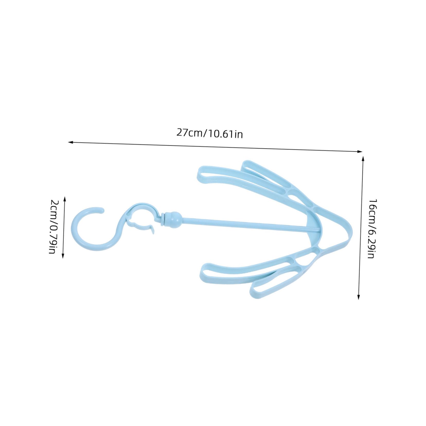 Zerodeko 2Pcs Plastic Shoes Drying Rack Hanger Hook Organizer Lightweight and Convenient Shoe Rack for Air Drying Keeps Shoes Shape for Home Use