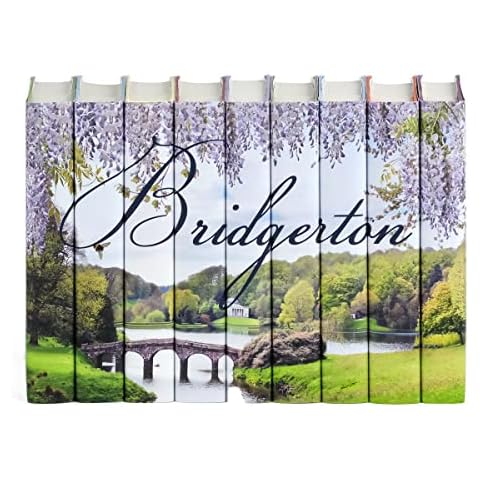 Juniper Books Bridgerton Set | 9-Volume Hardcover Book Set with Custom Designed Dust Jackets | Author Julia Quinn Cover