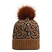 Mujer Gorros de Punto Beanie Sombrero Invierno Suave Cálido Elástico Beanie Hat Sombreros de Punto (1 Rojo ladrillo, One Size)