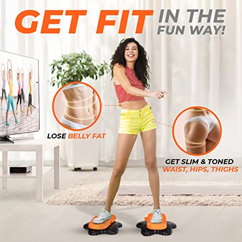 Yes4All Waist Twist Disk Board - Neue Generation Fitness Taillentwister, Separate Scheibe Torsion Disc Multifunktions, Innenbereich Abnehmen Sportgeräte für Drehscheibe Aerobic-Übungen Fitness Zubehör