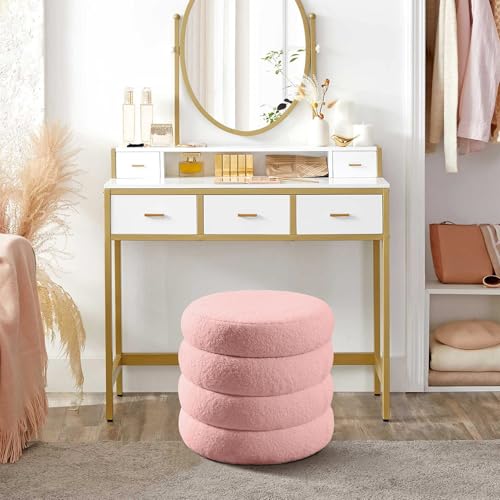 Tabouret petit espace pour coiffeuse chambre et salon