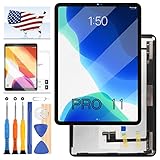 Écran de rechange pour iPad Pro 11 2018 pour iPad Pro 11 1ère génération Écran LCD A1934 A1980 A2013 Écran LCD tactile en verre + outils + verre trempé