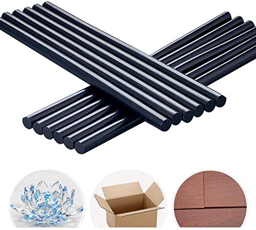Preisvergleich Produktbild AUFUN Heißklebestifte Heißklebesticks 11x200mm, 2 Kilo - DIY Ersatzsticks Klebesticks für Heißklebepistole (Schwarz 11x200 mm,2KG)