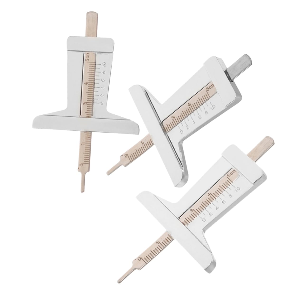 3Pcs Tire Tread Depth Gauge Tool Stainless Measuring Device with Digital Display for Cars Trucks and Suvs Accurate Tire for Vehicle Maintenance