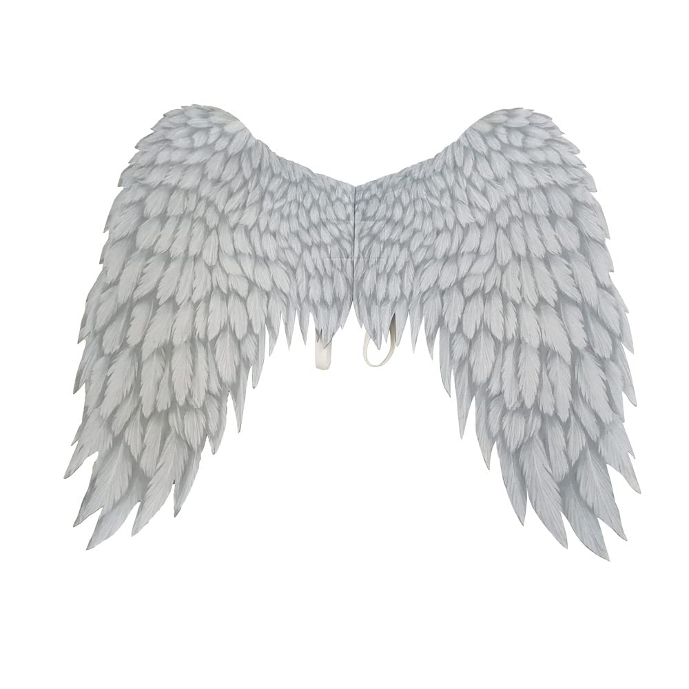 Anbaby3D Printed Angel Wings Costume | Realistic Non-Woven Fabric Wings for Cosplay, Halloween, Theme Parties