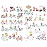 Seasonstorm Love Bicycle Kawaii Aesthetic Pastel Art Agenda Journal Planner Stationery Stickers