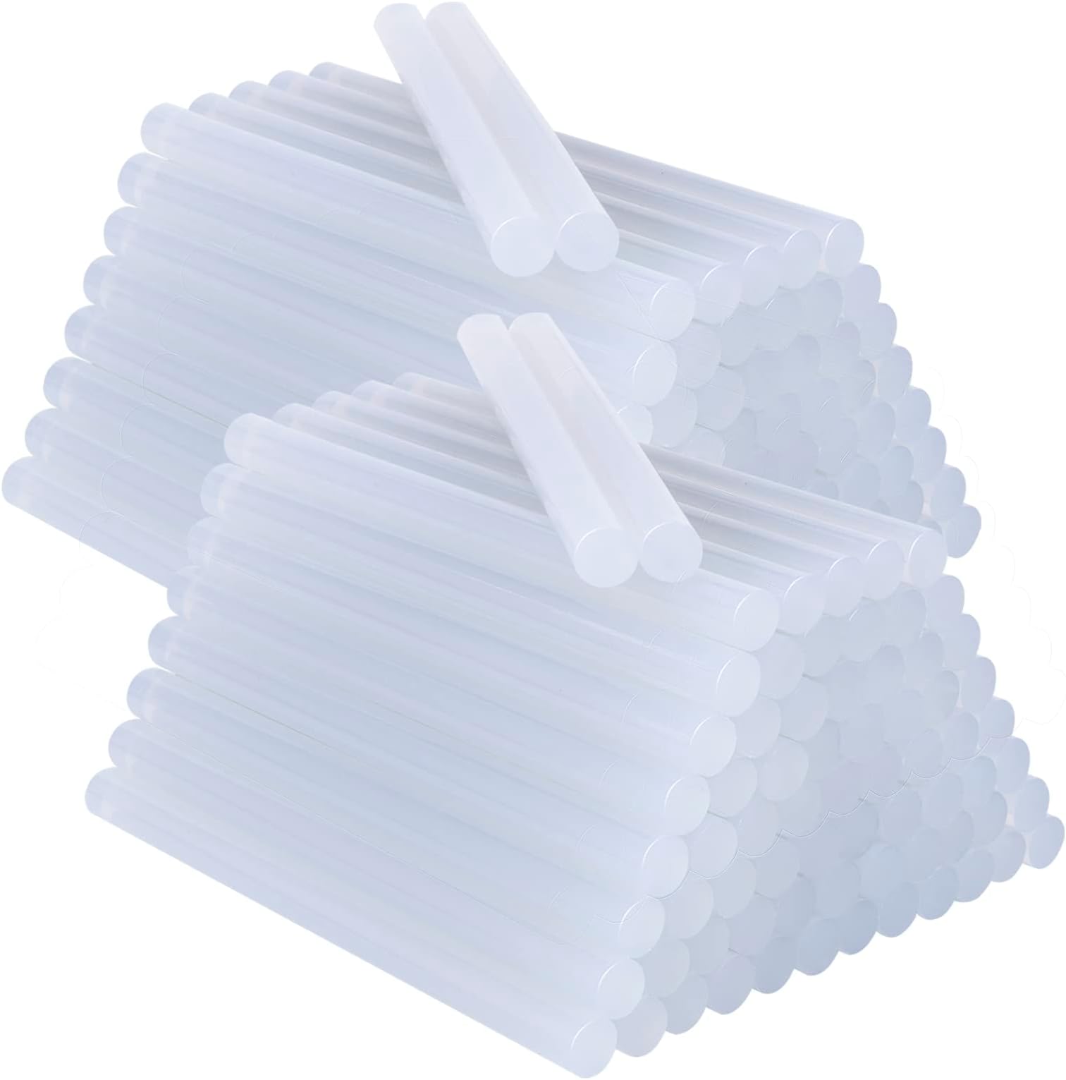 BEEWAY Hot Gun Sticks Φ 7.0mm, 125 Pack 7mm x 100mm Hot Glue Gun Sticks for Glue Guns, SGS Approved