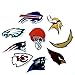 STORM GYRD Football Sticker,Vinyls Stickers[32 PCS] for Kids,Cars,Motorcycle,Bicycle,Skateboard Luggage,Bumper Waterproof (NFL Logo)