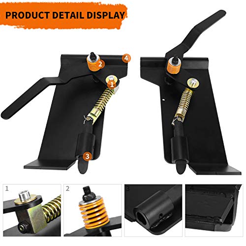 Image of YINTATECH Skid Steer Quick Tach Adapter Bobtach Latch Box Weld On QTK Mount